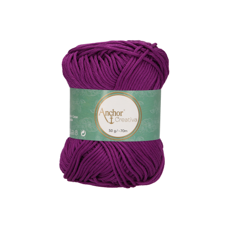 Novelo de Linha Creativa nº 8, cor 282 roxo